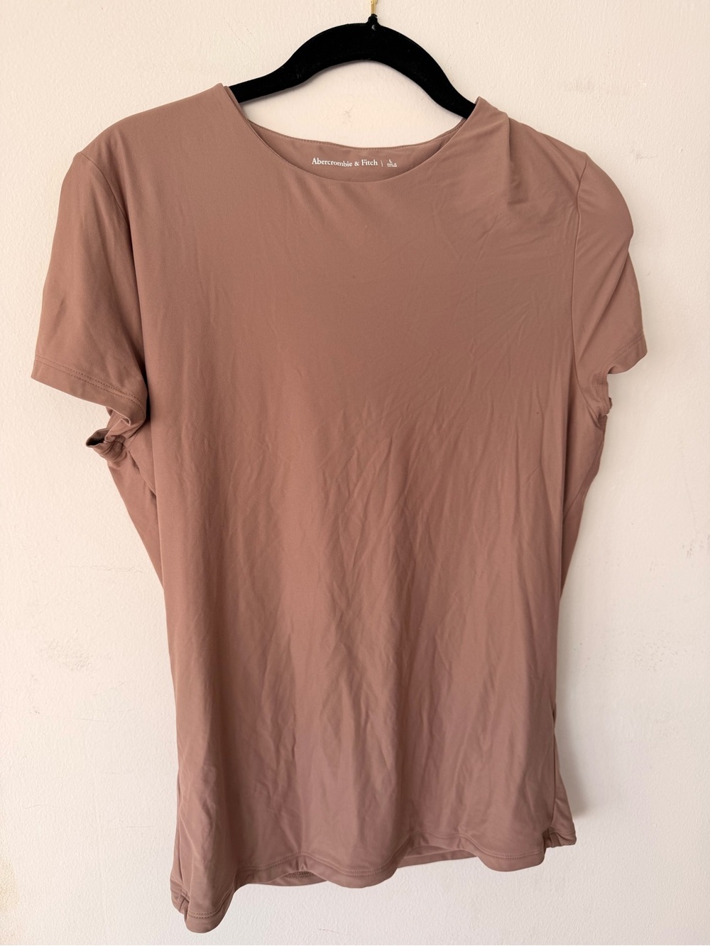 Abercrombie & Fitch Taupe Short Sleeve Tee